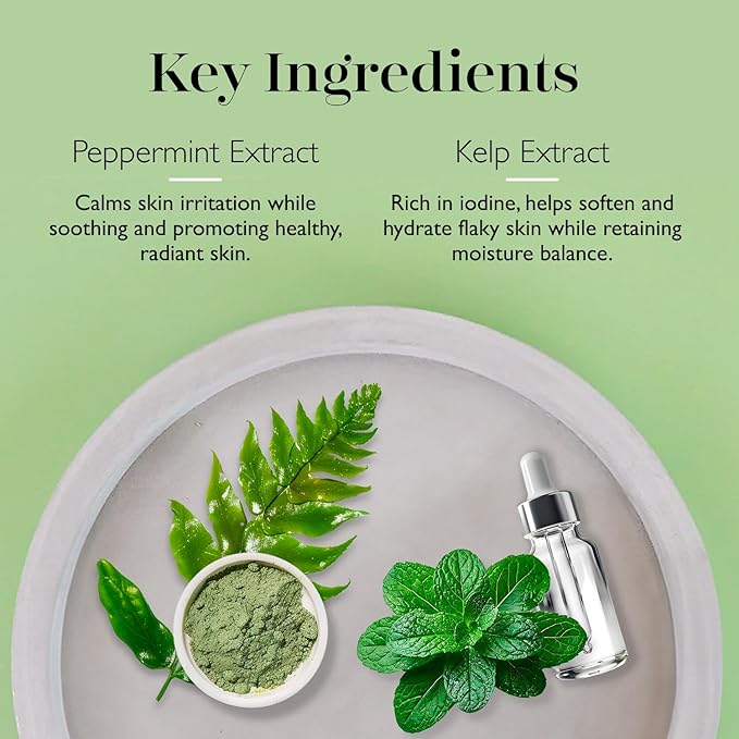 Spongellé Essentials Seaside Mist Fields Mani/Pedi Buffer | Exfoliating Foot & Nail Scrub | Cleanse, Exfoliate, and Nourish in one easy step | Cruelty-Free, Vegan, Dermatologist-Tested, Made in USA