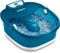 Conair Pedicure Foot Spa Bath with Heat reaching 104 Degrees, Massaging Foot Rollers, Soothing Bubbles, Pumice Stone and Nail Brush Included