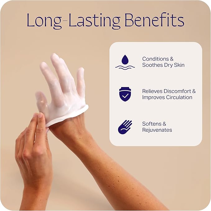 Therabath Hand ComforKit for Paraffin Wax Bath, Arthritis and Skin Therapy, Includes 2 Insulated Mitts, 100 Liners, 4 oz. Pre-Treatment Spray and Intensive Hydrating Cream, Home and Spa, Made in USA
