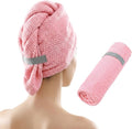Pink Hair Towel, Large Quick Dry Microfiber Hair Towel Wrap Super Soft, Anti Frizz & Ultra Absorbent Perfect for Women with Thick, Curly, Wet Long Hairs, Extra Large 20x40 Inches