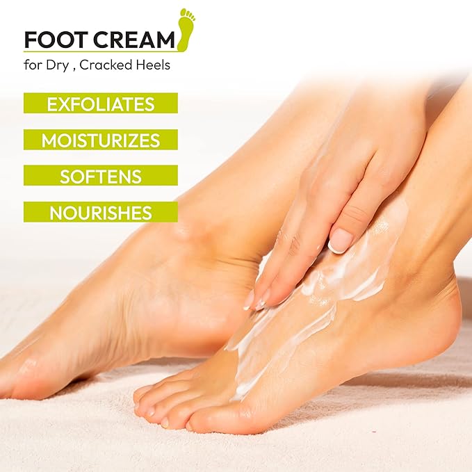 Red by Kiss 25% Urea Foot Cream- Ultra Hydrating Foot Cream with Salicylic Acid for Dry and Cracked Heels, Non-Greasy Formula 4.2 oz
