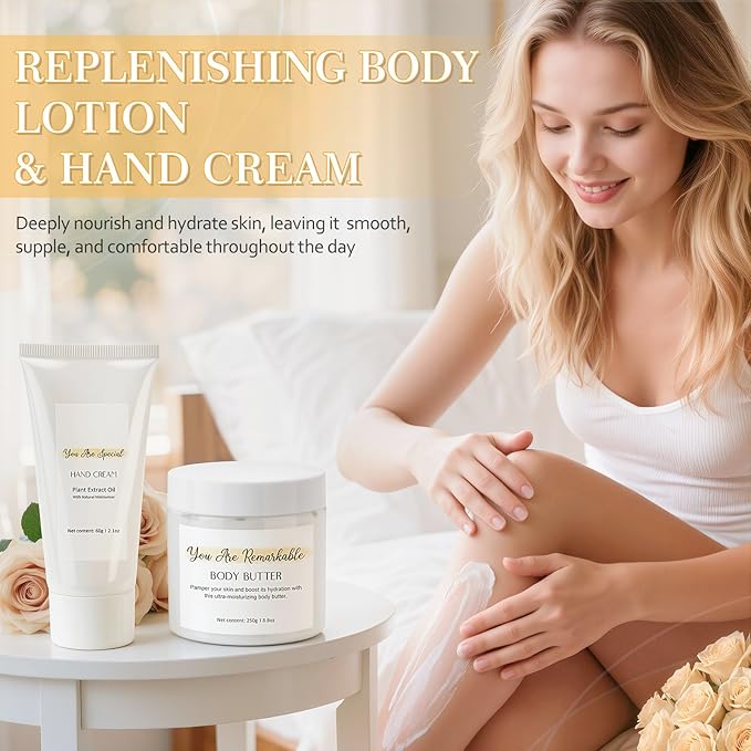 Self Care Gifts for Women Relaxation Spa Gift for Women Luxury Relaxing Spa Kit Ideas Pamper Beauty Care Package Gift Set for Her for Birthday Stress Relief Comfort Bath Gift Basket for Woman Mom