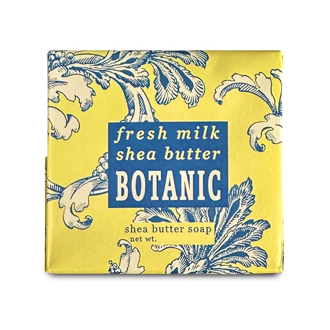Greenwich Bay Mini Botanical Soap Bars – 12 Pack 1.9 oz Each – Individually Wrapped Guest Soaps for Airbnb, Spa, Travel, Bath – Travel Size Bar Soap Set, Fresh Milk Shea Butter