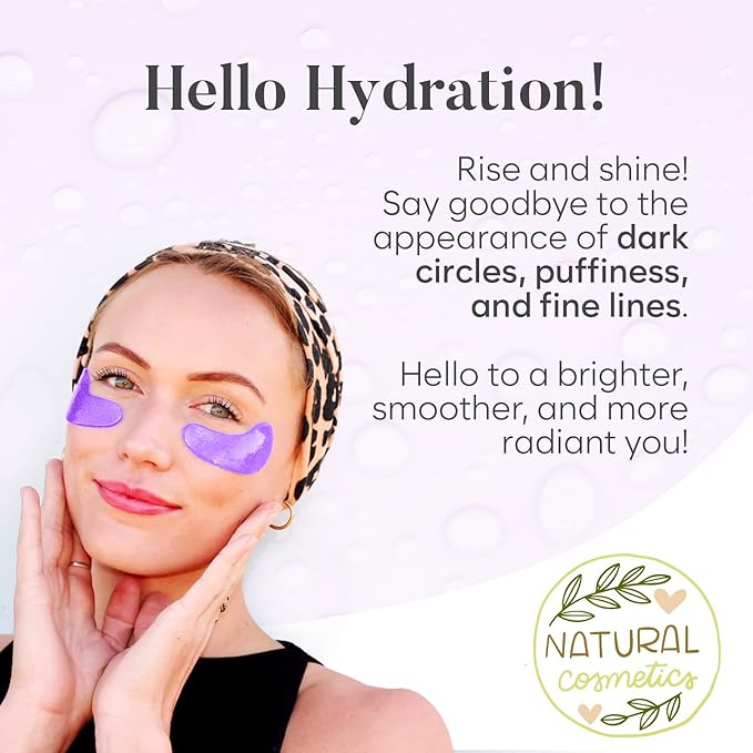 BLOOMORA Retinol & Collagen Under Eye Patches (20 Pairs) - Dark Circles & Puffy Eyes Care - Eye Care Mask