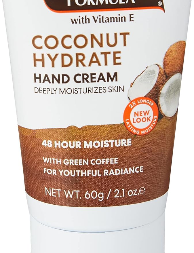 Palmer's Coconut Oil Formula Hand Cream with Green Coffee Extract, 2.1 Ounce (Pack of 2)