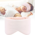 Silk Sleep Mask for Side Sleepers - Mulberry Silk Ultra Soft Light Blocking Eye Covers for Sleeping, Comfortable Eye Cover for Night Sleep Travel Airplane Home Sleepover Gift (Pink)