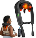 CooCoCo Cordless Neck Massager for Pain Relief Deep Tissue, 6D Shiatsu Shoulder Massager with Heat, Fsa Eligible Kneading Back Massager with Remote Control, HSA Approved Neck Massage for Men Women