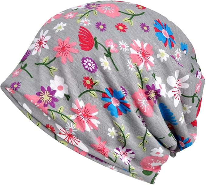 Women's Summer Beanie for Men Hat Boho Hats Adult Dwarf Hats Chemo Cap Cancer Headwear Caps Baggy Skull Sleep Cap Nightcap