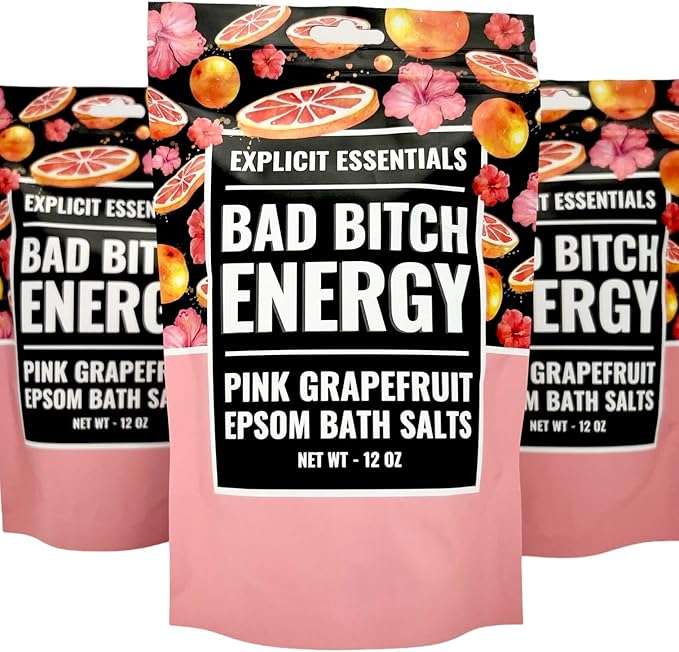 Explicit Essentials Bath Salts for Women, 12oz Tropical Refresher Epsom Salts