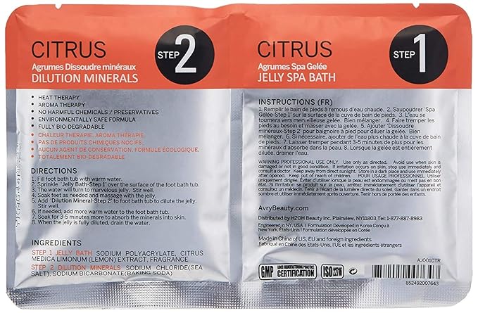 AvryBeauty Gel-Ohh Jelly Spa - Sweet Citrus, 1 ct.