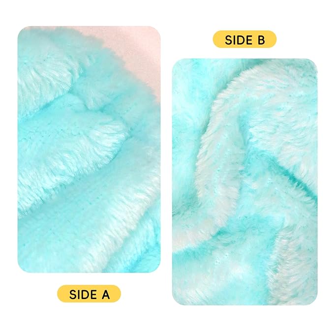 my novel things Face Wash Headband Set Adjustable Makeup Hair Headbands, Cute Spa Skincare Headband and Wristband Set 4PK, Ideal for Face Washing Coral Velvet for Girl Women Gift