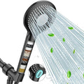 FEELSO Filtered Shower Head with Handheld, High Pressure 3 Spray Mode Showerhead with 60" Hose, Bracket and 15 Stage Water Softener Filters for Hard Water Remove Chlorine and Harmful Substance