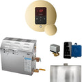 Mr Steam MS 9kW (9000W) Steam Shower Generator Package w/round iTempo Control in Polished Brass