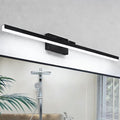 IZORRO Modern Bathroom Vanity Light 48 inch, Rotatable, 36W Dimmable Led Bathroom Light Fixture Over Mirror, Black Vanity Light Bar (Cool White 6000K)