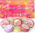 Shower Steamers Aromatherapy 8 Pack - Natural Essential Oil Shower Bombs for Self Care, Stress Relief Stocking Stuffers, Relaxation Birthday Gifts for Women and Men. Revitalizing Blossom Style