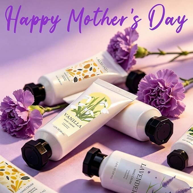 spa luxetique 20 Pack Hand Cream Bulk Mini Hand Lotion Set for Women, Travel Size for Dry Cracked Hands, Small Mothers Day Gifts for Mom Party Favors Bridesmaid 20 x 1.0 oz/30ml