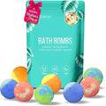 Bath Bombs, Bath Bombs for Women and Girls, Mothers day Birthday Gift, Relax Home Spa, 8 pack Organic with Essential Oil, Shea butter, Epsom salt, Non-Toxic, 4 Natural Scents, Easy to Clean