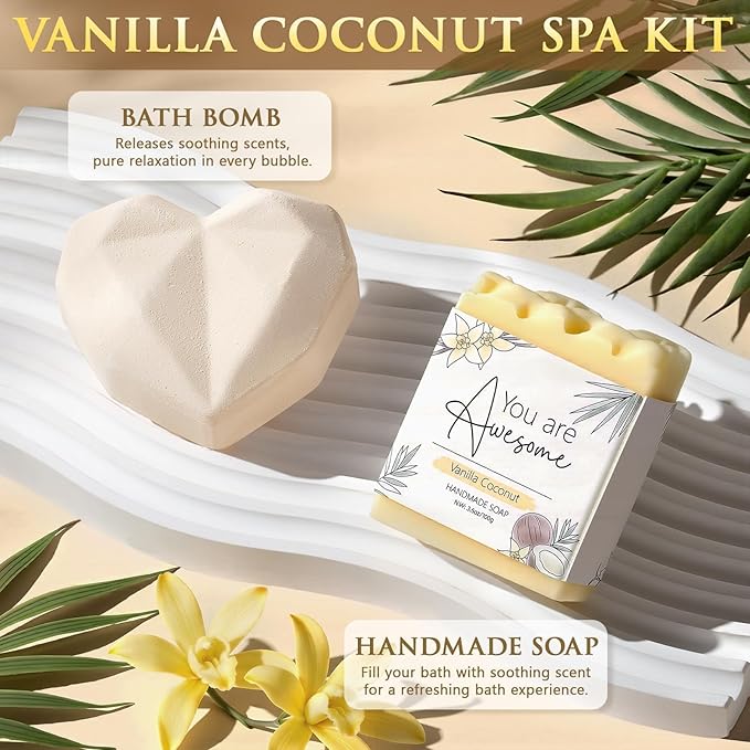 Mothers Day & Birthday Gifts for Women - Get Well Soon Spa Care Package, Luxury Self Care Gift Basket for After Surgery & Cancer Care Inspirational Thinking of You Sympathy Gift Set for Mom Her Friend