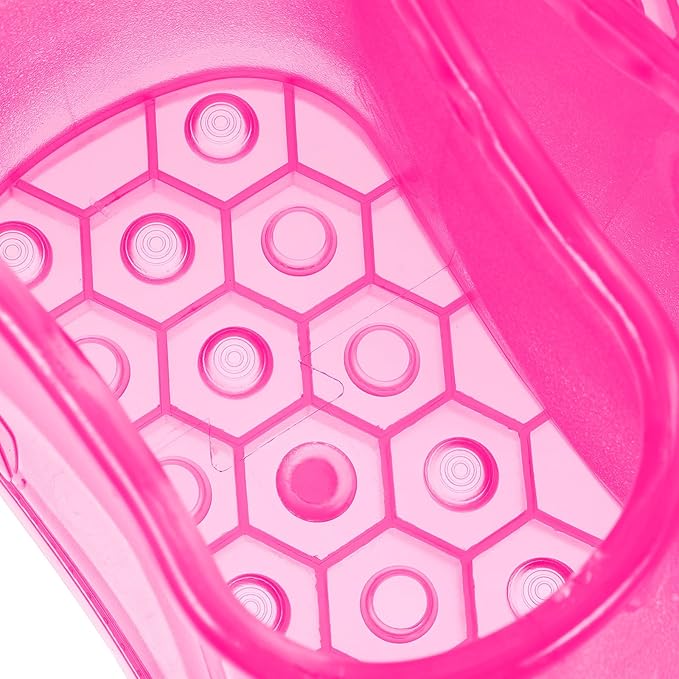 FRCOLOR Foot Soaking Shoes Waterproof PVC Spa Bath Slippers for Home Pedicure and Relaxation Comfortable Foot Bath Soaker Boots 10.24X4.92X10.24 Inches