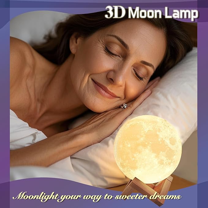 AHAGIFTREE Birthday Gifts for Women,Gift Basket for Women with Moon Lamp,11PC Self Care Gifts,Get Well Soon After Surgery,Relaxing Spa Gifts,Surgery Recovery,Sympathy