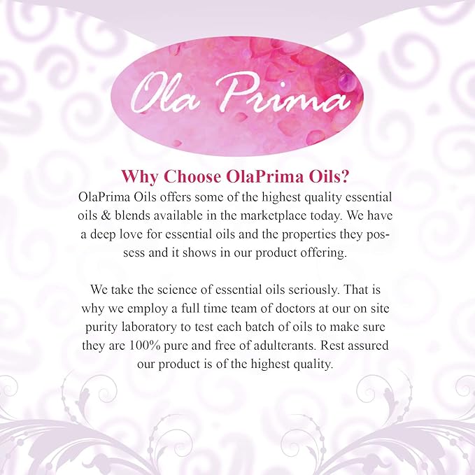 Ola Prima Oils - Orange Essential Oil (16oz Bulk) Therapeutic Grade for Aromatherapy, Diffuser, Relaxation, Calming