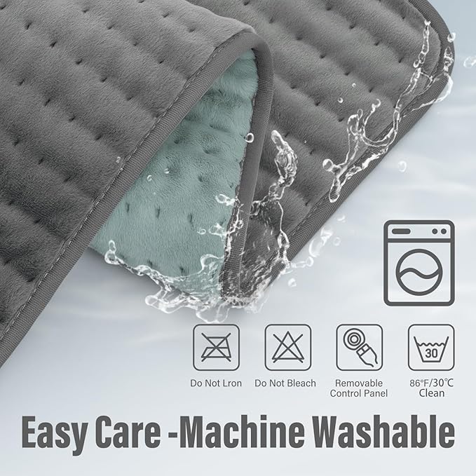 XXXL Heating Pad for Back, Birthday Mother’s Day Gifts for Mom Women Dad Men, Extra Large Heating Pads for Period Cramps Shoulder Neck Legs Knee Joint Pain Relief, 17"x33" King Size Heat Pad, Auto Off