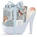 Soothing Coconut Spa Treasures for Women, 8 Piece Gift Set, Designed for beautys, Spa Gift Baskets for Her, Calming Wellness Bundle with Body Butter, Shower Gel, Best gift for lover
