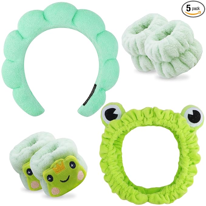 Chanaco Headband for Washing Face (Green)