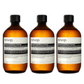 Aesop Geranium Leaf Body Cleanser Refill | Gentle Shower Gel with Geranium, Mandarin and Bergamot Essential Oil Blend to Refresh & Balance Skin | 500 mL / 16.9 oz - Recyclable Bottle (Pack of 3)