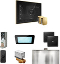 Mr Steam XDream Max Steam Shower Ctrl Pkg w/iSteamX Control and Steamhead in Black Polished Brass