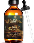 Auelife 4oz Whiskey Tobacco Men Essential Oils for Diffusers for Home - Long Lasting Fragrance Oil for Candle & Soap Making, Father's Day & Birthday Gifts for Him, Masculine Scent for Men Gift