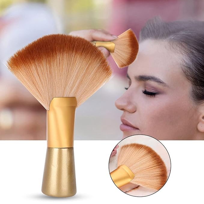 Professional Large Body Powder Brush for Spray Tan & Makeup Setting | Dual-Purpose Tan Brush with Soft Bristles | Salon & Home Use Powder Brushes Accessories