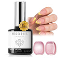 modelones Matte Gel Top Coat Chrome Proof, 15ML No Wipe Matte Top Coat Chrome Isolation Powder-Resist Velvet Finish Easter Gel Polish for Nail Art Painting Long Lasting Manicure DIY Gift for Women