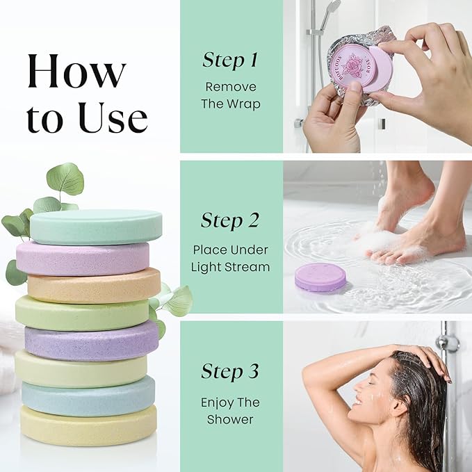 Shower Steamers Aromatherapy – Mothers Day Gifts for Mom, Birthday Gifts for Women Wife Teen Girls Mom, Natural Essential Oils Bath Bombs for Self Care Relaxation Home SPA