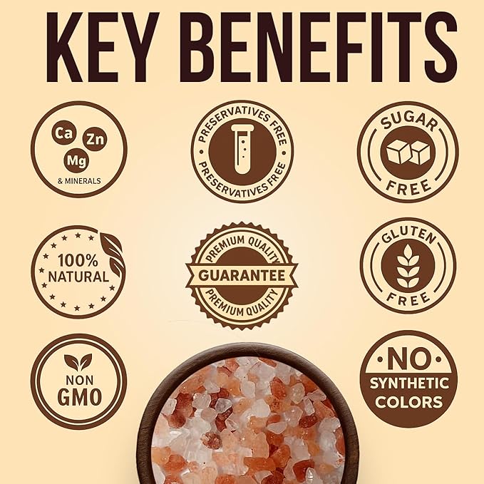 Good Tierra Himalayan Pink Salt in Jar - Coarse, 5 lb (4 Pack of Salt Bulk) - Ideal for Bath Salt, Table Salt Grinders, and Spice Jars