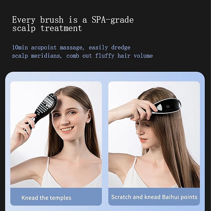 WINB Electric Scalp Massage Brush, Scalp Massager, Hair Massager Comb with Soft Rubber