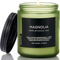 M&SENSE Magnolia Jasmine Scented Candle, 7.05oz 50 Hours Long Lasting Clean Non Toxic All Natural Soy Wax Candle for Relaxing & Stress Relief, Spring Fragrance Gifts for Home Decor