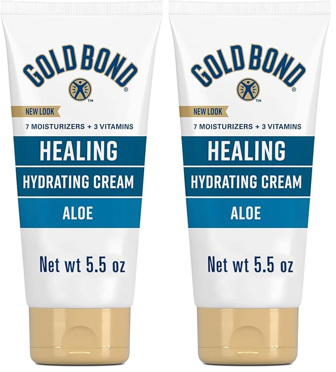 Gold Bond Healing Skin Therapy Lotion with aloe 5.5 oz., Non-Greasy & Hypoallergenic (Pack of 2)