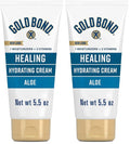 Gold Bond Healing Skin Therapy Lotion with aloe 5.5 oz., Non-Greasy & Hypoallergenic (Pack of 2)