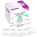 Gellen 400 Pack Nail Cleanser Pads and Acetone Nail Polish Remover Pad Kit, Professional Individually Wrapped, Quick Easy with Glycerin Moisturizing