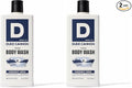 Duke Cannon Supply Co. Thick High Viscosity Body Wash - 3X Thicker, Plant-Based, Mineral-Enriched Body Wash for Men - Sandalwood and Lavender - Mens Body Scrub - Midnight Swim (18 oz) (Pack of 2)