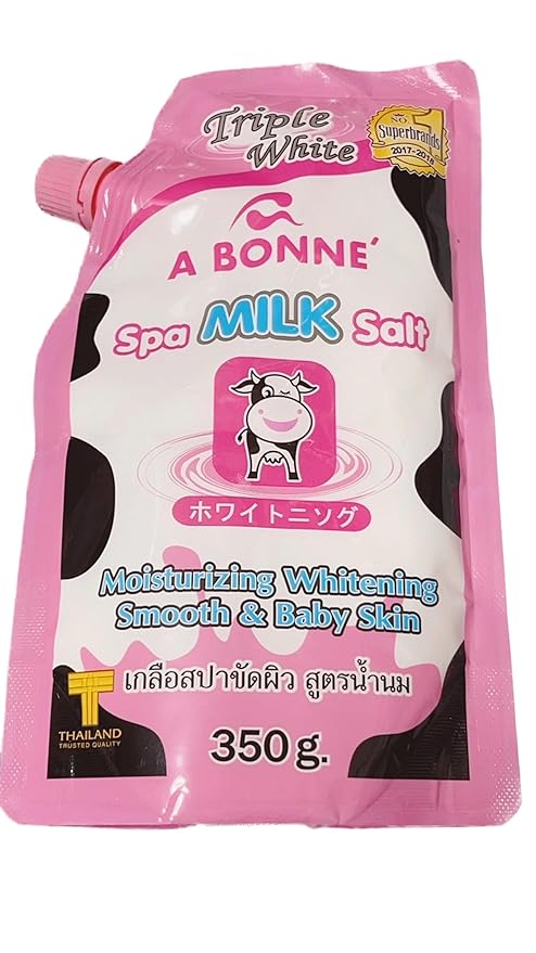 A Bonne Spa Milk Salt Moisturizes Whitens and Softens Skin 350g