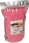 Bath Salts | 4lb Bag (64oz.) | Choose Your Scent | Epsom Salt | Sea Salt| Bathing | Body Care | Beauty | Relaxation | Spa | Pedicure | Manicure | Soak (Cotton Candy)