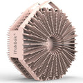 iTokGoK® Silver-Infused 2-in-1 Silicone Body Scrubber, Double-Sided Design Body Brush Scrubber Exfoliating Brushes for Sensitive Skin for Showering for Women Silicone Loofah- Sand Pink