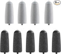 9 Pack Pedicures Replacement Heads, Electric Foot Callus Remover Roller Refills Include 5 Extra Coarse & 4 Regular Coarse Heads Compatible with ZABOUL/haootadiy (9 Pack 01)