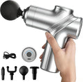LEERCON Mini Massage Gun,Portable Deep Tissues Muscle Massager, 4 Massages Head and 6 Speeds,Suitable Gifts for Fathers, Mothers, Women, and Men