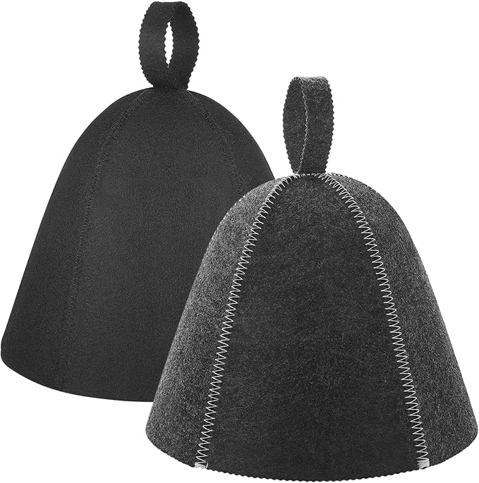 JaGely Sauna Hat for Men Women Sauna Hat Vaporarium Cap Russian Banya Cap for Bath House Accessories