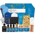 30 Pcs Men Face Skin Care Set for Men, Father's Day Gifts, Spa & Self-Care Gift Set, Bath & Body Gift Basket Kit, Bath Bomb, Birthday, Husband, Holiday, Christmas, Dad, Boyfriend, Anniversary