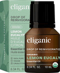 Cliganic Organic Lemon Eucalyptus Essential Oil, 10ml