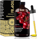 Cherry Essential Oil, Cherry Oil 4 Fl Oz 120ML for Diffuser Humidifier Yoga Cleaning DIY Candle Soap Making Perfume Gift for Women Essential Oils FRAOIL (Cherry 4 Fl Oz (Pack of 1))